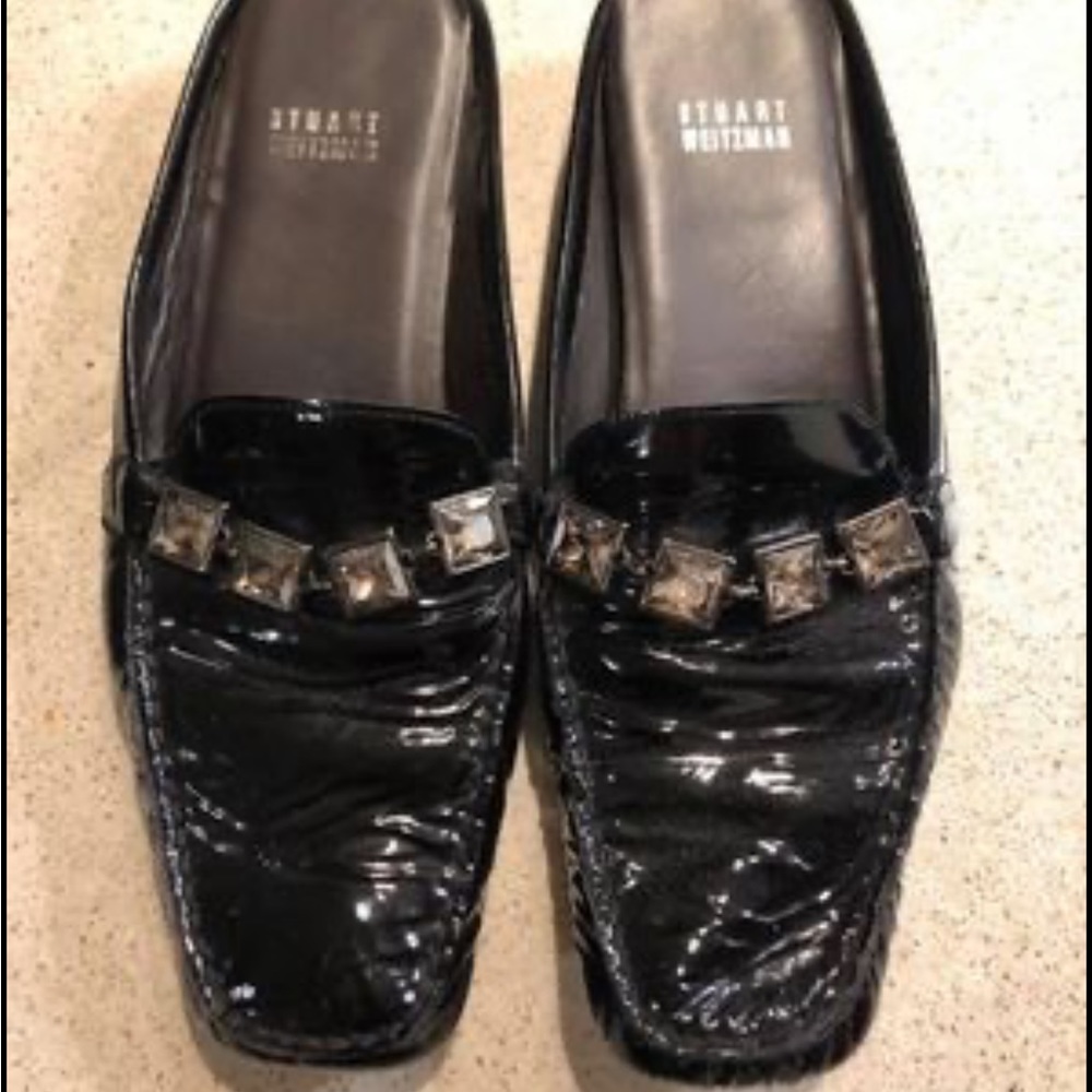 Stuart Weitzman Leather Mules